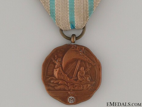 Medal of Maritime Virtue, Type II, Civil Division, III Class Obverse