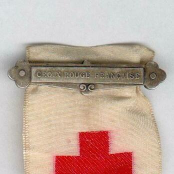 Silver Medal (with "CROIX ROUGE FRANÇAISE" suspension clasp) Clasp