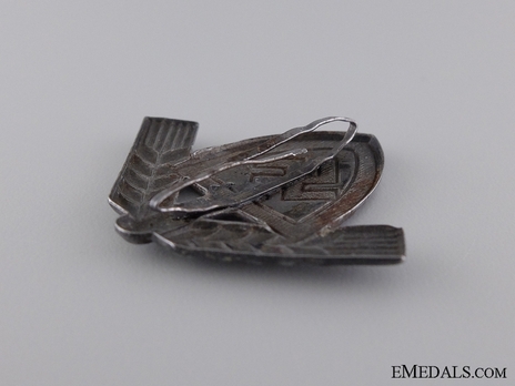 RAD Officer's Metal Cap Insignia Reverse