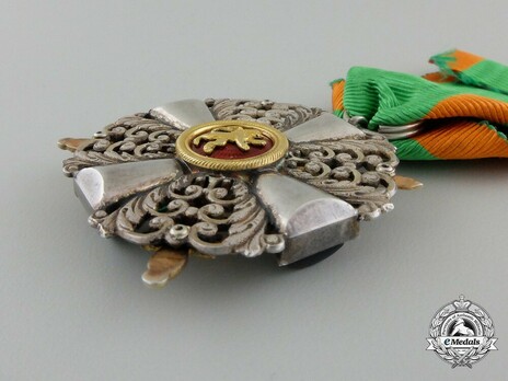 II Class Knight with Swords (in silver gilt) Reverse