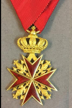 Military Order of Saint Stephen, Type II, Knight (with crown) Obverse
